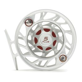 Hatch Finatic Gen2 Fly Reel, silver / red