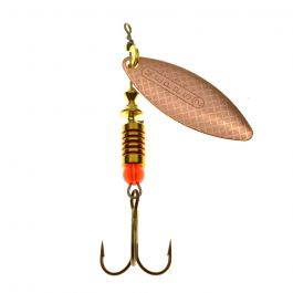 Mepps Aglia Longue Spinner, copper, Spin Fishing
