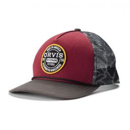 Orvis Worldwide Camo Mesh Trucker Cap 