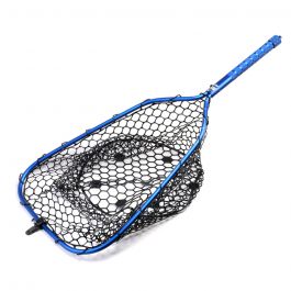 Rising Stubby Lunker Alu Rubber Net, blue - Fly Fishing