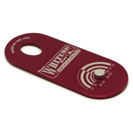 Whiting Hackle Gauge, ruby, Fly Tying