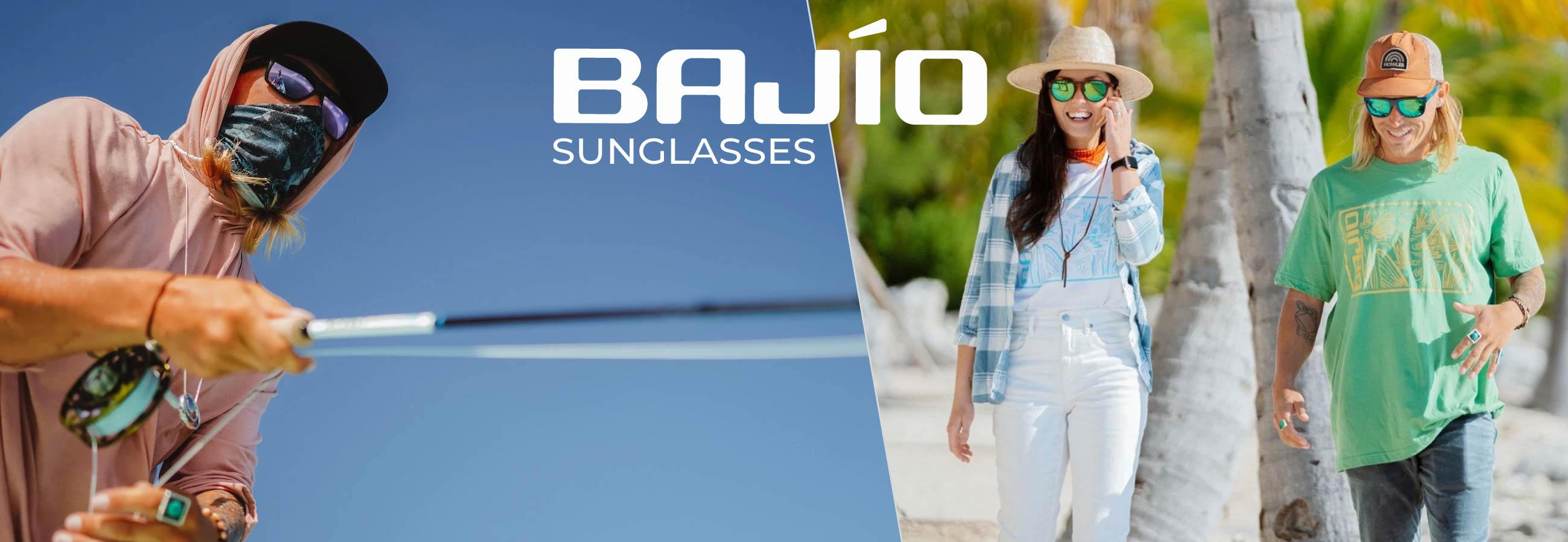 BAJIO polarisierende Sonnenbrille, Fliegenfischen, Sportangeln, Fischen, Outdoor
