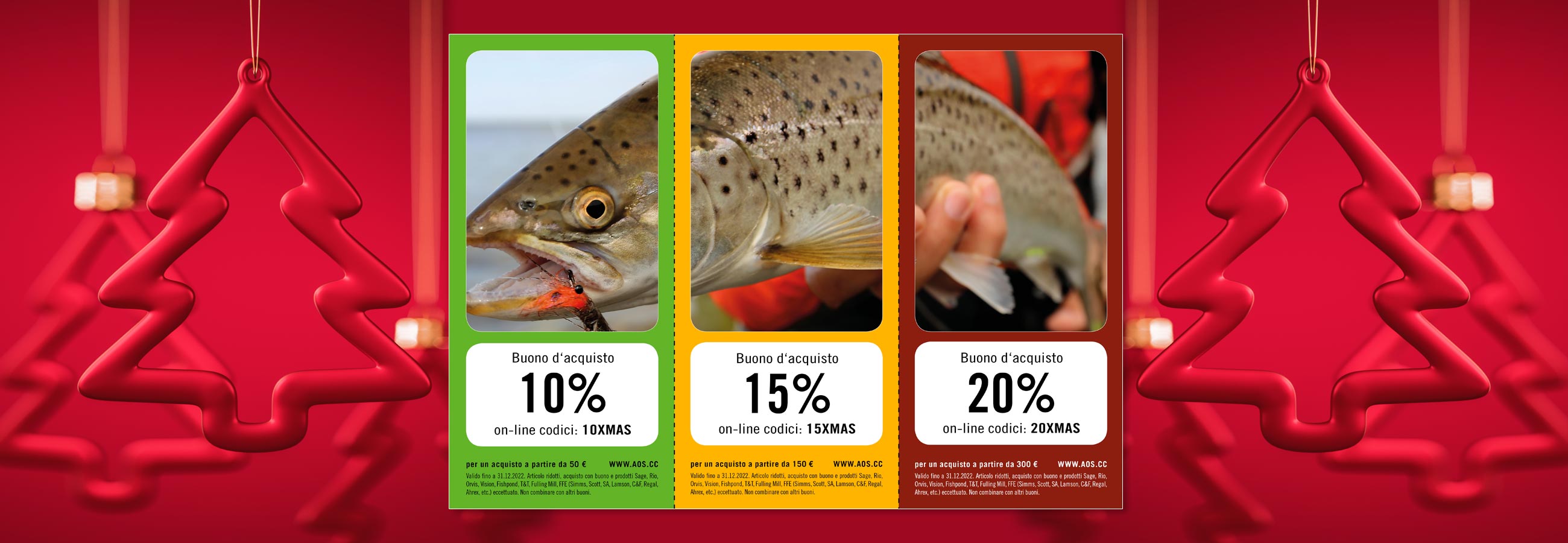 Pesca a mosca - Costruzione mosche - fino al 20% di sconto sul tuo prossimo acquisto! Buono d'acquisto di Natale AOS