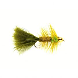 Golden Nugget Wooly Bugger, olive green