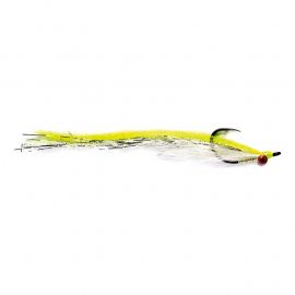 GT Mega Clouser, chartreuse & white