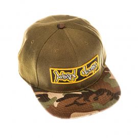Ahrex Flat Brim Patch Cap, camo