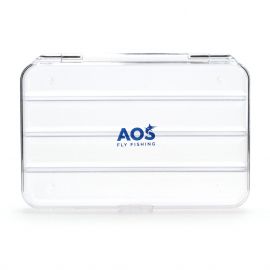 AOS Clear Tube and Lure Box 4 Compartment, #L