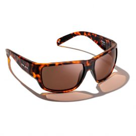 Bajio Piedra Matte Dark Tort Polarisationsbrille mit Glaslinsen, kupfer