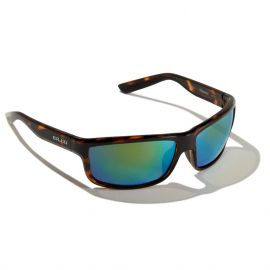 Bajio Nippers Dark Tort Gloss Polarisationsbrille mit Glaslinsen, grün verspiegelt