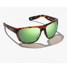 Bajio Roca Tort Gloss Polarisationsbrille mit Glaslinsen, grün verspiegelt