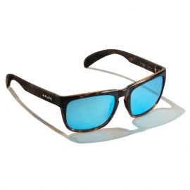 Bajio Swash Dark Tort Gloss Polarisationsbrille PC, blau verspiegelt