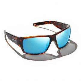 Bajio Vega Matte Dark Tort. Polarisationsbrille mit Glaslinsen, blau verspiegelt