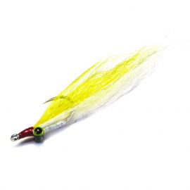 Big Game Clouser, yellow & white