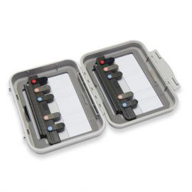 C&F Threader Fly Case Fliegenbox mit Einfädlern, off-white