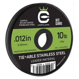Cortland Stainless Steel Tie-able Edelstahl-Vorfachmaterial, knüpfbar, 15 ft.