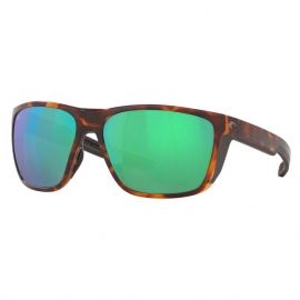 Costa Ferg Matte Tortoise 580G - Occhiali Polarizzati, Green Mirror