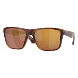 Costa Los Alijos Tortoise 580G - Polarized Sunglasses, Gold Mirror