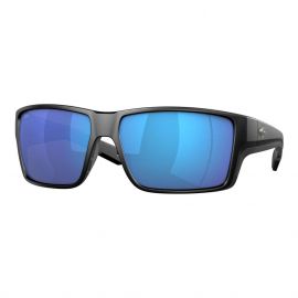 Costa Reefton Pro Matte Black 580G - Polarized Sunglasses, Blue Mirror