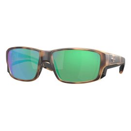 Costa Tuna Alley Pro Matte Tortoise 580G - Polarized Sunglasses, Green Mirror