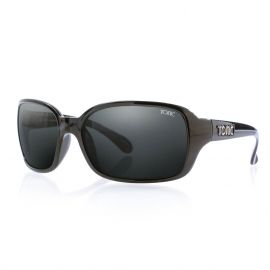 Tonic Cove Polarisationsbrille für Damen, glänzend schwarz / glass photo grau