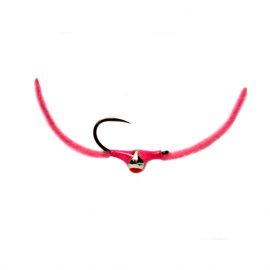 Fulling Mill Crostons Chenille Worm Soft Pink, widerhakenlos