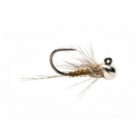 Fulling Mill Crostons FMJ Dark Olive Quill Jig Fly, widerhakenlos