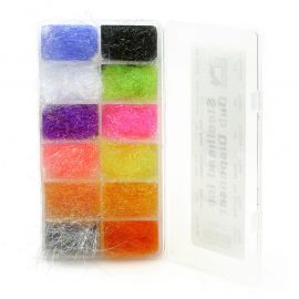 Life Cycle Caddis Dubbing Dispenser - 12 Colors, Fly Tying