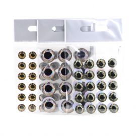 Fish Eyes Streamer Augen Big Pack, Fliegenbinden, Fliegenfischen