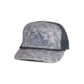 Fishpond Dorsal Fin Trucker Hat Cap, overcast camo