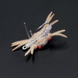 Alphlexo Crab Micro, clear w./tan legs
