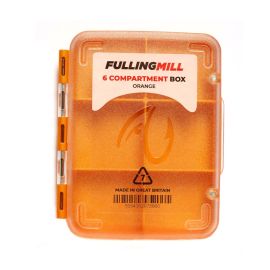 Fulling Mill 6 Comp Fly Box Fliegenbox, orange