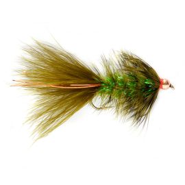 Fulling Mill Shimmer Bugger Olive & Grizzly