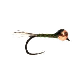Fulling Mill Weiss Firefly Chartreuse Perdigon, barbless