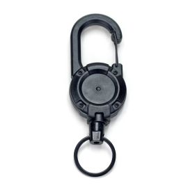 Gear Zinger, Ausziehrolle, schwarz. Zubehör Halter für Zangen und Nipper