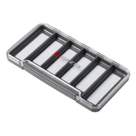 Greys Slim Waterproof Fly Box - wasserdichte Fliegenbox, 6 Fächer