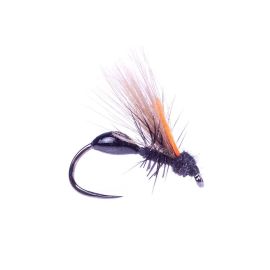 Guideline fliegende Ameise schwarz, ohne Widerhaken, Fliegenfischen mit der Trockenfliege