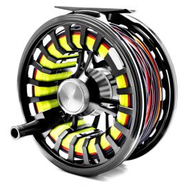 Mulinelli Guideline Halo, black stealth, pesca a mosca