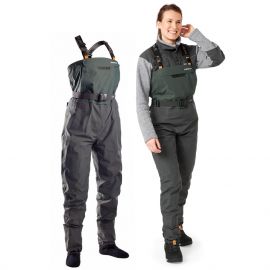 Guideline Womens Laerdal Waders, algae green/charcoal, Fly Fishing, Girls