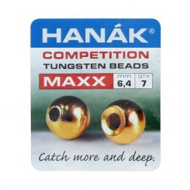 Hanak Maxx Tungsten Beads, gold