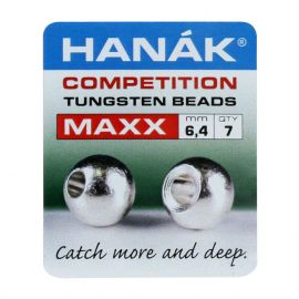 Hanak Maxx Tungsten Beads, silver
