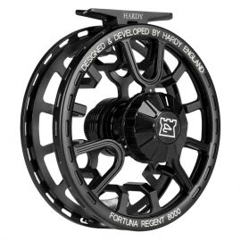 Hardy Fortuna Regent Fly Reel Fliegenrolle, schwarz