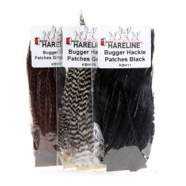 Hareline Bugger Hackle Patches