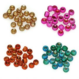 Hareline Gritty Brass Beads Messingperlen