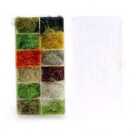 Hares Ice Dub Dispenser - 12 Farben zum Fliegenbinden