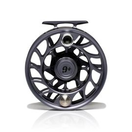 Hatch Iconic Fliegenrolle, grau / schwarz, Fliegenfischen
