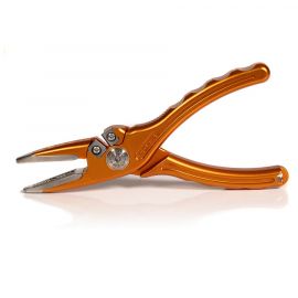 Hatch Nomad 2 Plier Zange, Campfire Orange, Fliegenfischen, Spinnfischen