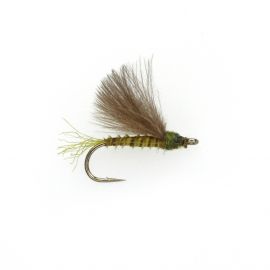 McPhail Bubble Wing Caddis Chocolate Drop, barbless