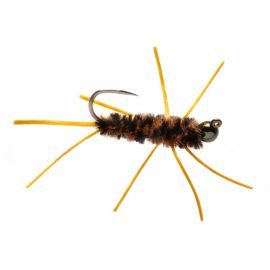 Fulling Mill Jiggy Pats Black & Tan, barbless
