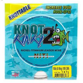 Knot 2 Kinky 1x7 Titanium Leader, 10 ft.