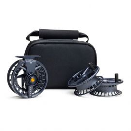 Mulinelli Liquid S-Series Fly Reel 3-pack, day break con 2 bobine di ricambio